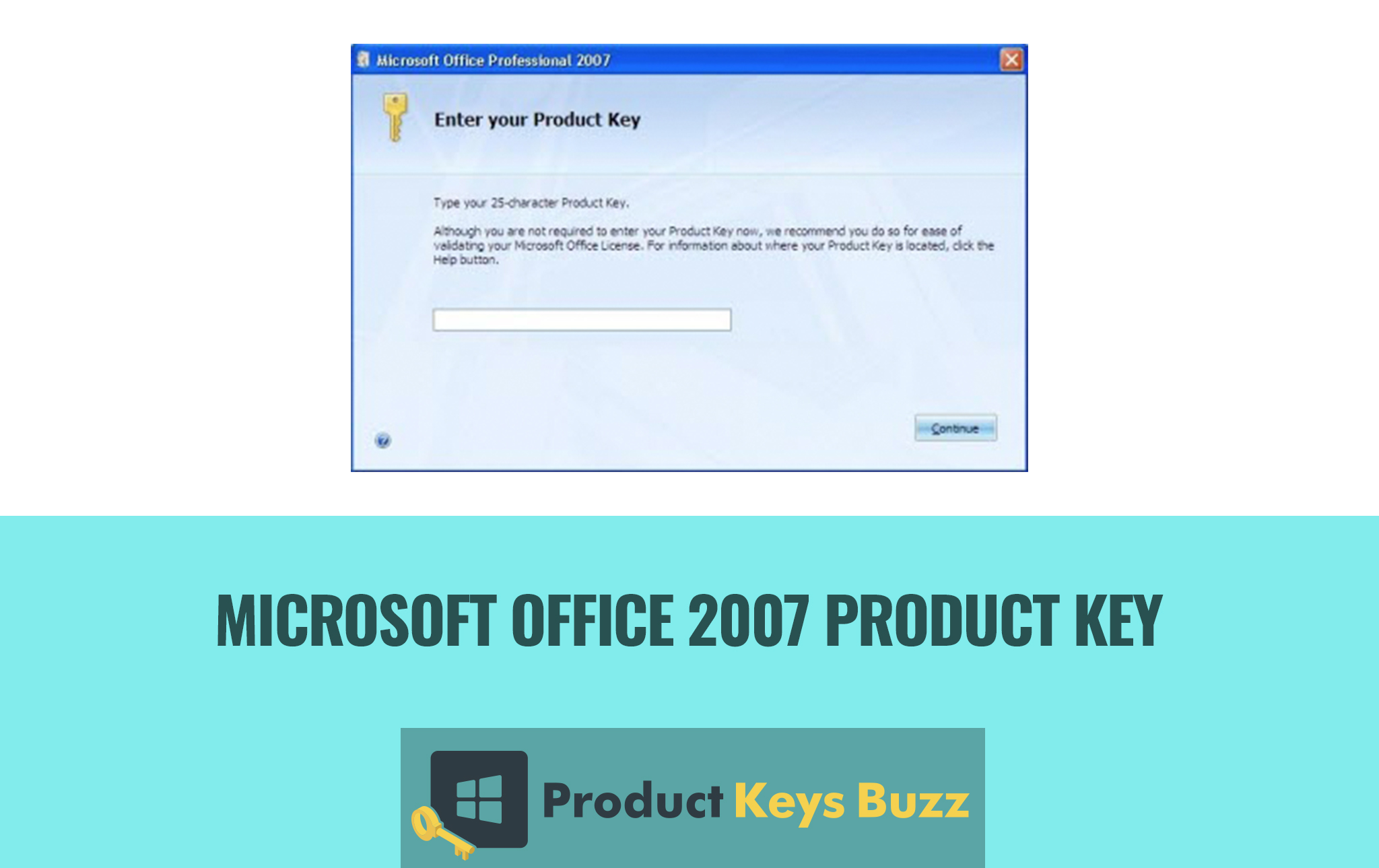 microsoft product key 2007